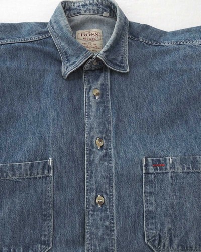 Camicia jeans uomo hugo - jeans,
