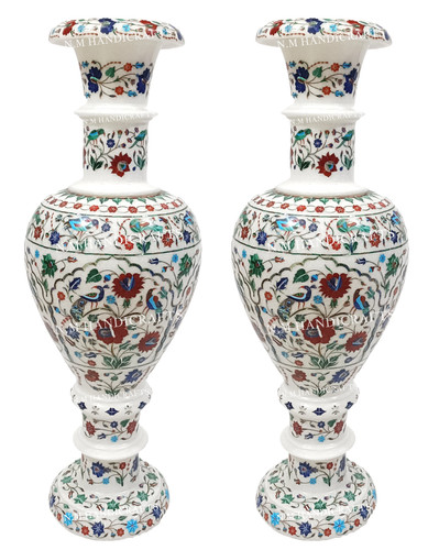 Vaso fiori marmo 30 - fiori, 30"