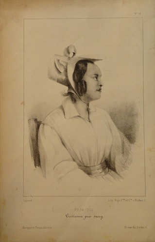 Legrand litho ritratto donna - litho,