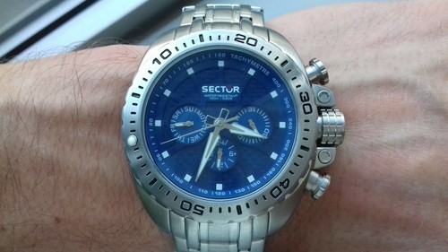 Sector 600 multi - blue, dial