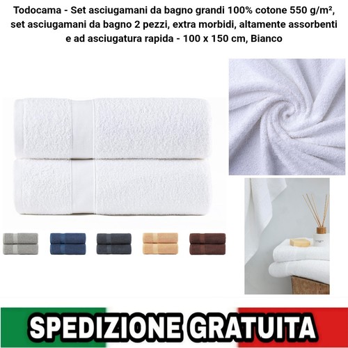 Asciugamani bagno grandi - 2,