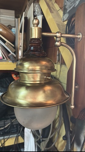 Lampada vintage ottone - in,