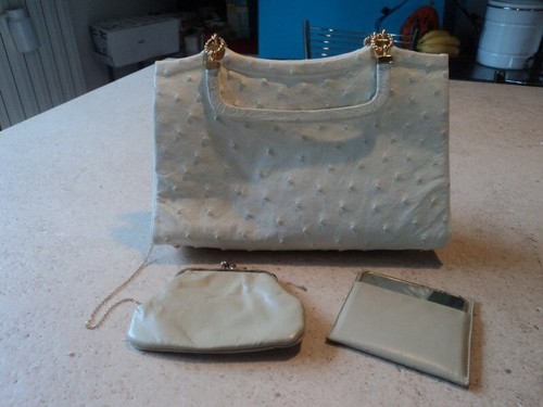 Borsa pelle struzzo - di,