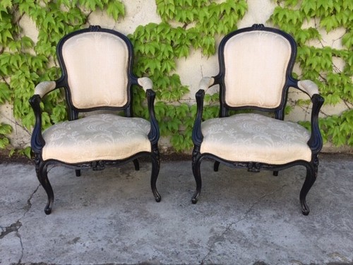 Coppia poltrone laccate - di,