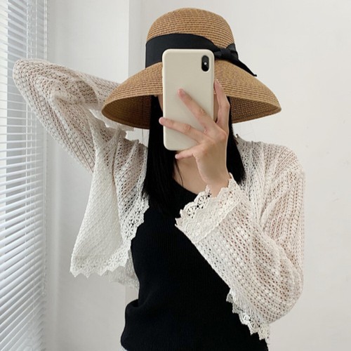 Donna ragazza pizzo cardigan - ragazza,