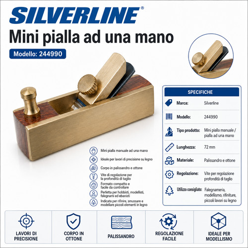 Pialla mano silverline - pialla,
