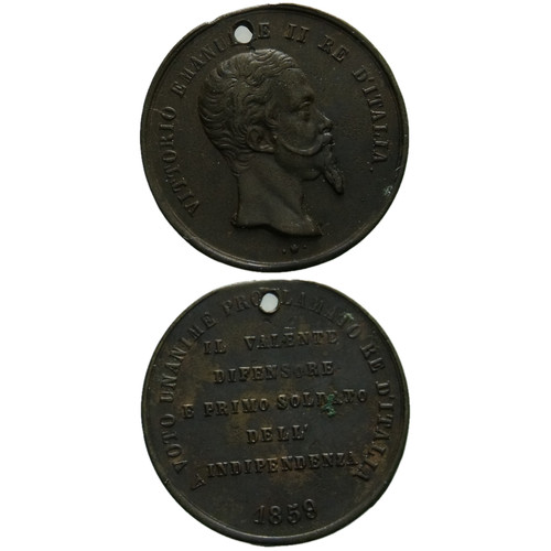 Medaglia vittorio emanuele - medaglia,