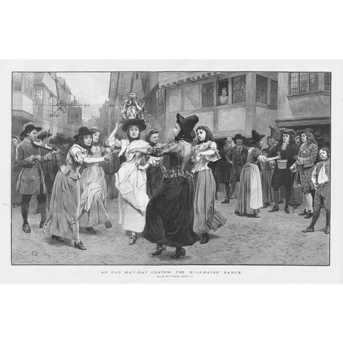 May day customs the milkmaids - customs,