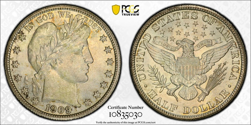 1909 barbiere mezzo - mezzo, dollaro