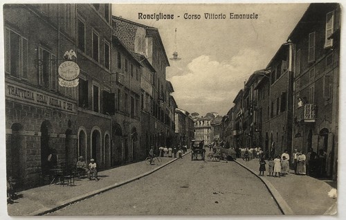 Cartolina ronciglione corso - cartolina,