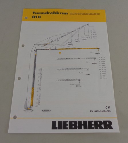 Scheda tecnica liebherr gru - liebherr,