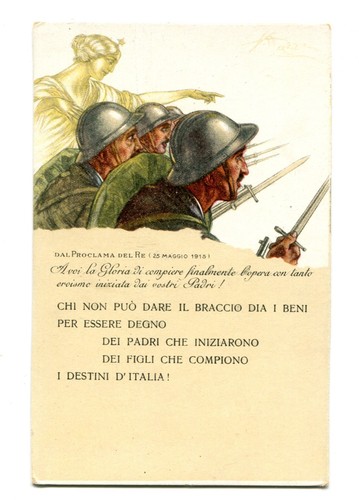 Cartolina militare prestito - cartolina,