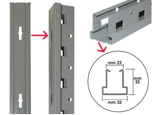 Montanti lb1 per - lb1, scaffalature