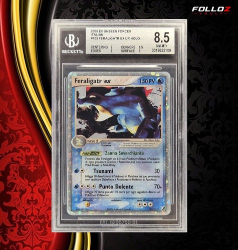 Carta pokemon feraligatr - pokemon, ex