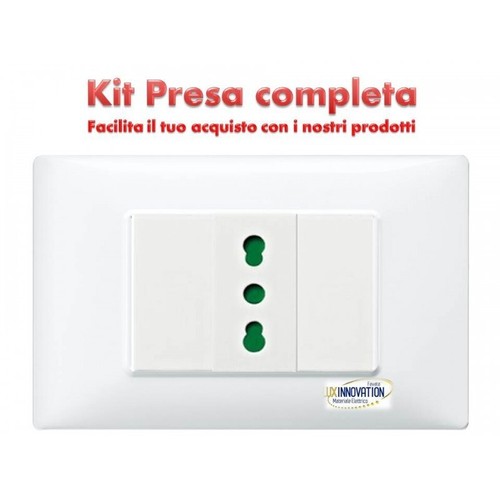 Kit presa completa bipasso - presa,