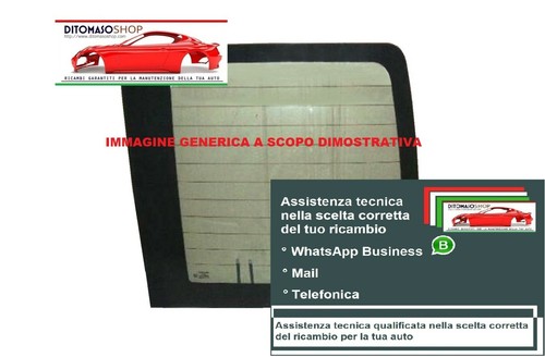 Lunotto verde termico per - lunotto, dx