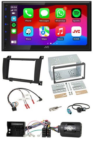 Jvc bluetooth usb volante 2din - volante,
