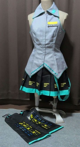 Hatsune miku cosplay - cosplay, suit