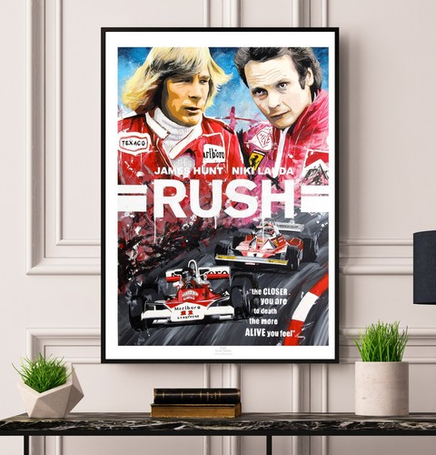 Stampa film rush - james, hunt