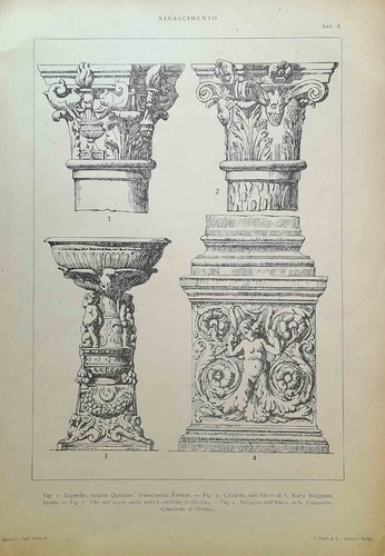 Stampa antica architettura - stampa,