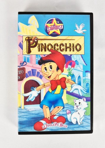 Videocassetta vhs pinocchio - videocassetta,