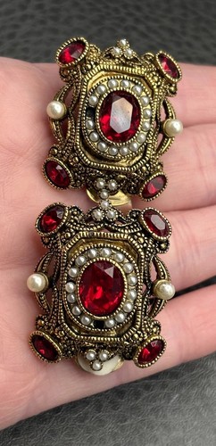 Orecchini clip vintage - orecchini,