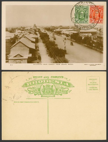 Rhodesia kg5 old - kg5, 1/2d