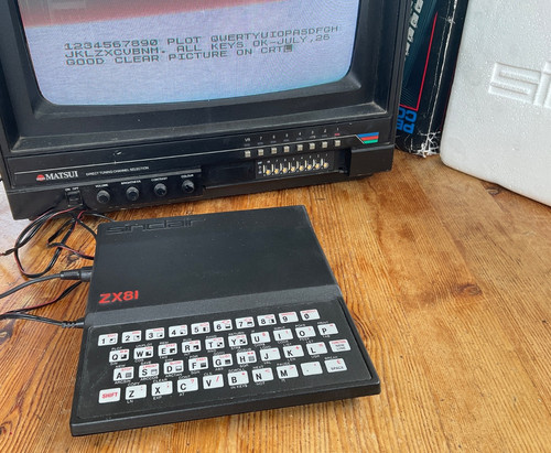 Computer vintage sinclair zx81 - computer,