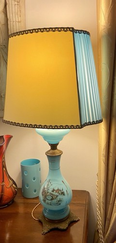 Coppia lampade tavolo vetro - coppia, in