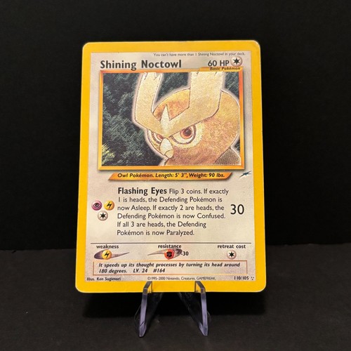 Carta pokemon shining - shining, noctowl