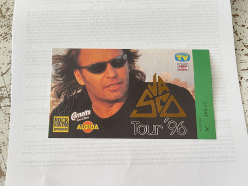 Vasco rossi biglietto concerto - vasco,
