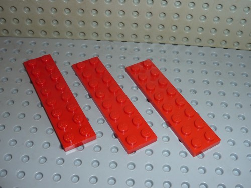 Lego red plate - 3, réf