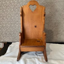 Sedia dondolo antica vintage - sedia, a