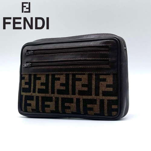 Fendi zucca stampa logo - fendi,