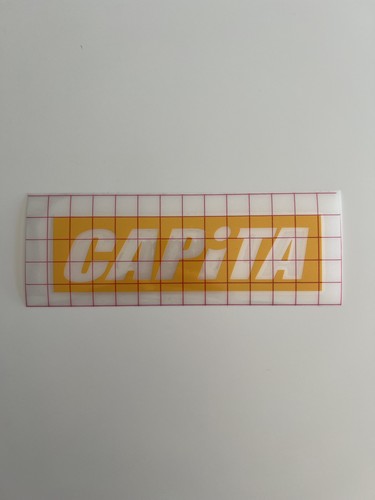 Adesivo logo snowboard capita - logo,
