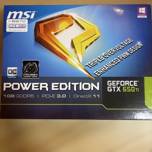 Msi geforce gtx 650 - geforce, power