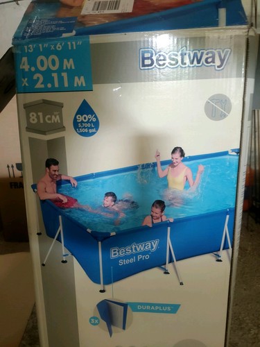 Piscina bestway steel 4x2 1mt - piscina,