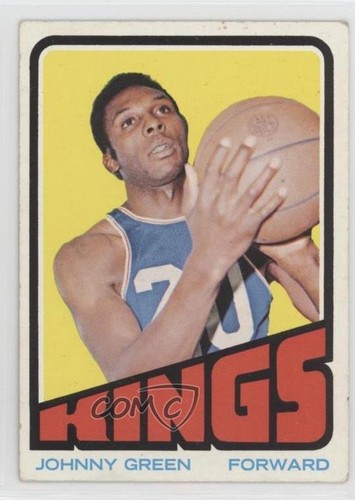1972 topps johnny green - topps,