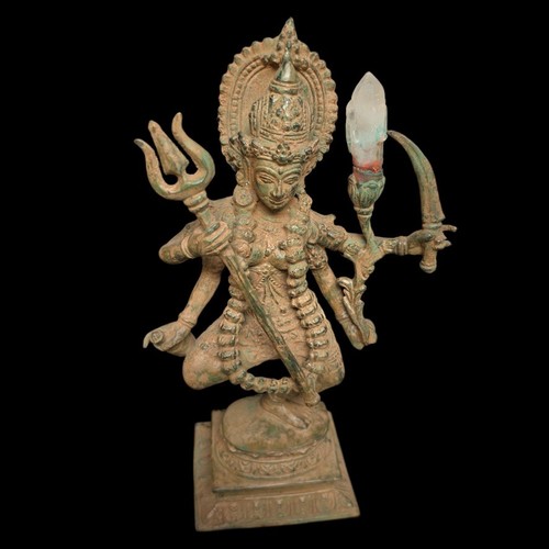 Mini statua bronzo kali - statua,