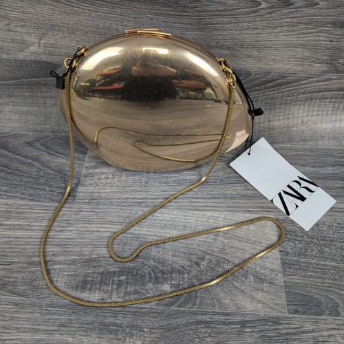 Zara borsa minaudiere ovale - zara,