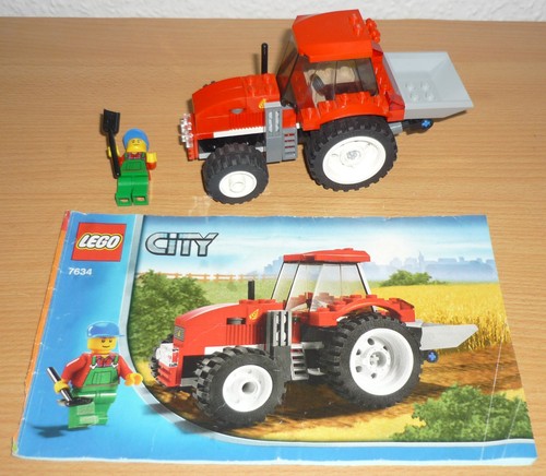 Lego city 7634 trattore rosso - lego,