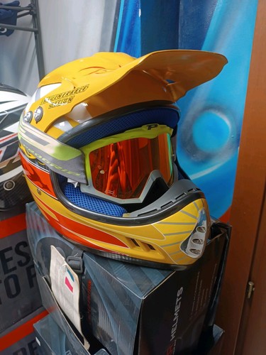 Casco motocross nuovo - casco,