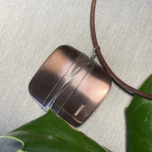 Collana cordino ciondolo - , rame