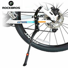 Nuovo ROCKBROS Bici Bicicletta in Lega di Alluminio 24-29" Cavalletto Regolabile Nero 