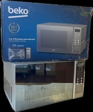 BEKO FORNO MICROONDE GRILL MGF23330S 23L DIGITALE 8 FUNZIONI SILVER 900W DANNO E