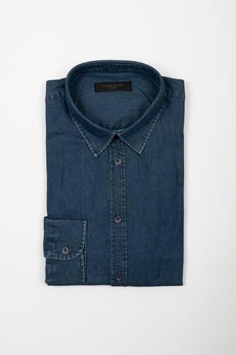 Camicia regular uomo denim - camicia,