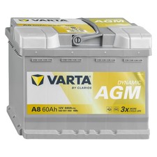 BATTERIA VARTA A8 (Ex D52) AGM 12V 60 AH 680A START STOP 242x175x190 560901068
