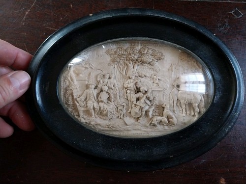 Tableau cadre ancien verre - cadre,