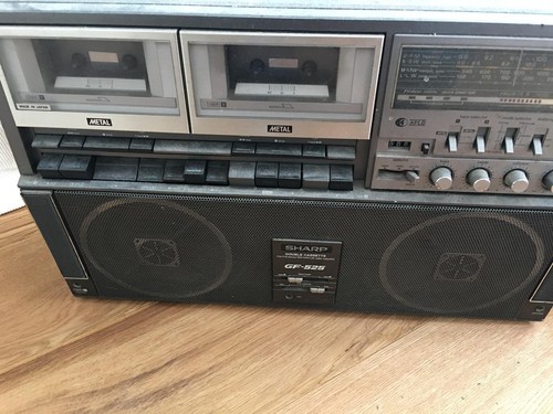 Boombox doppia cassetta sharp - boombox,