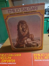 EMILIO SALGARI - EDIZIONE ANNOTATA- ROMANZI D'AFRICA 1973 MONDADORI 3 VOLUMI